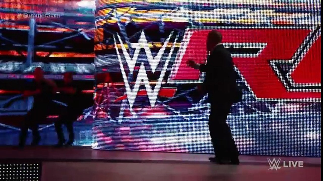 Brock Lesnar confronts The Undertaker- Raw, July 20, 2015