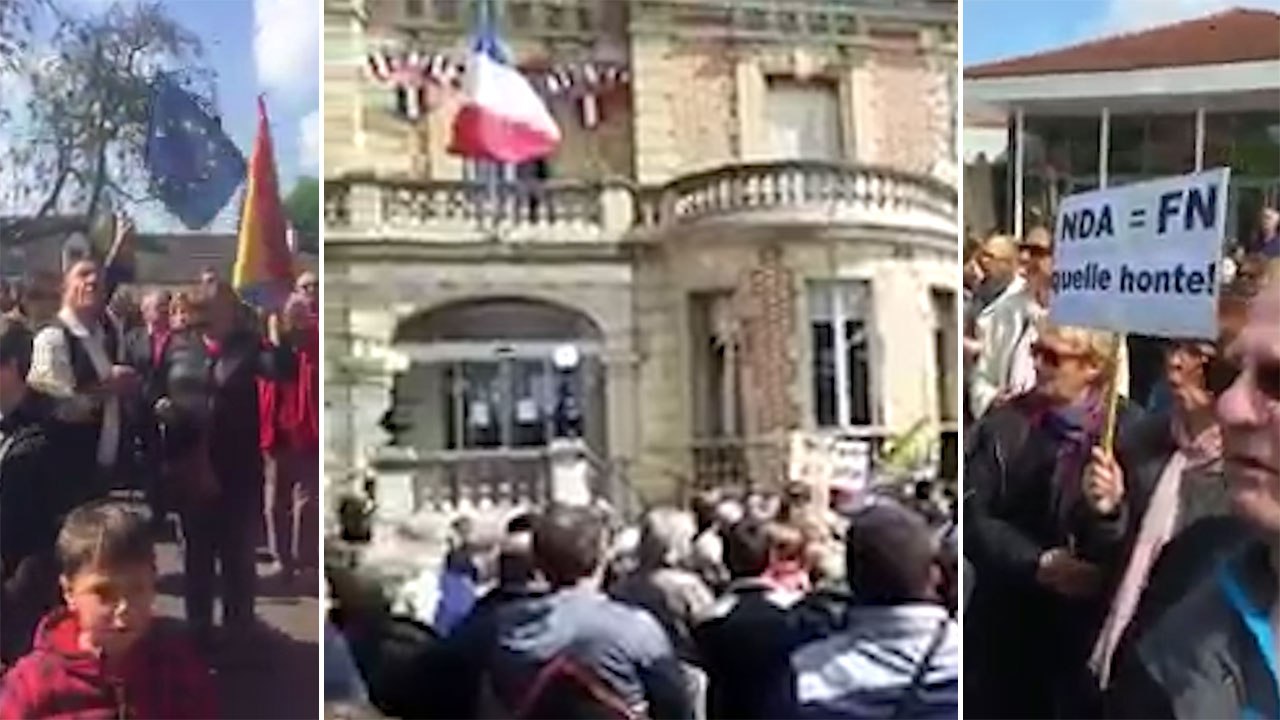 Les habitants de Yerres manifestent après le ra...
