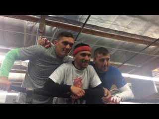 Vasyl Lomachenko, Alex Gvozyk and Aleksandr Usyk - esnews boxing
