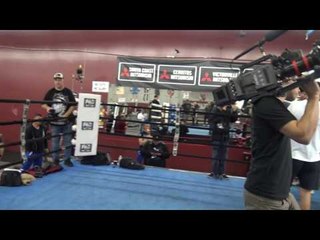 Aleandr Usyk working out EsNews Boxing