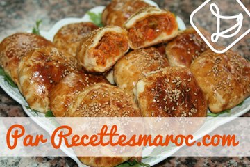 Rghaif Végétarien au Four (Ramadan) - Delicious Vegetarian Rghaif - رغايف في الفرن