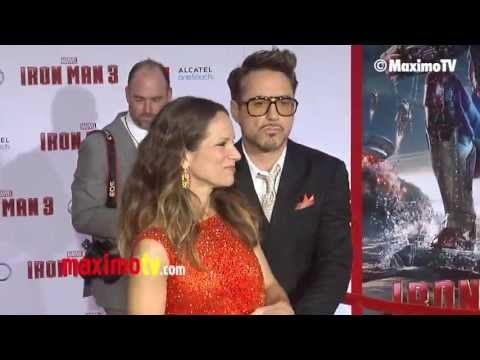 Robert Downey Jr., Gwyneth Paltrow, Rebecca Hall Iron Man 3 Los Angeles Premiere ARRIVALS