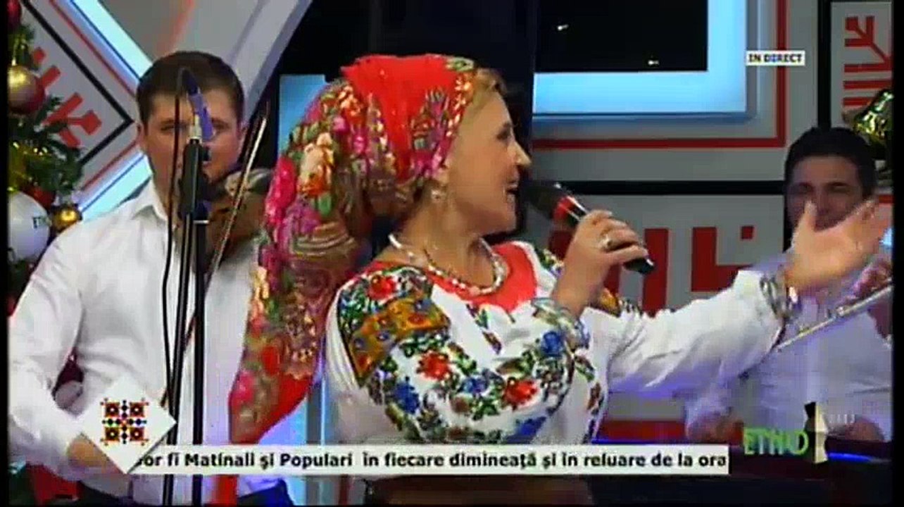 Brindusa Covalciuc Ciobanu - Hai, noroc si bun-gasit! (Seara buna, dragi romani! - ETNO TV - 22.12.2016)