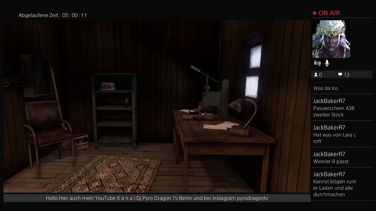 GER/PS4 Pyro DragonTv  Spezialstream Syberia3 bis 15Uhr mit 2Pausen. (66)