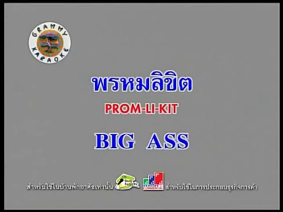 video karaoke พรหมลิขิต MV คาราโอเกะ