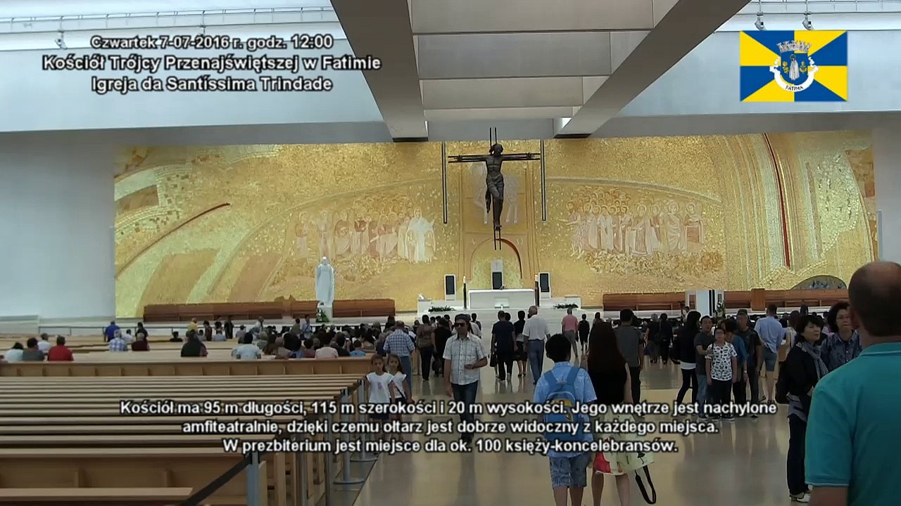 Kościół Trójcy Przenajświętszej w Fatimie, czwartek 7-07-2016 r.