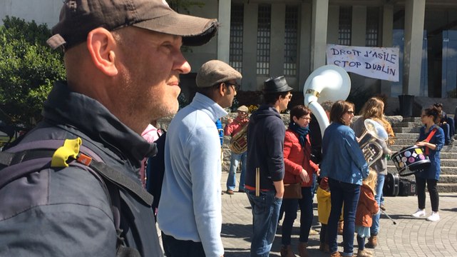 Rassemblement en soutien aux migrants
