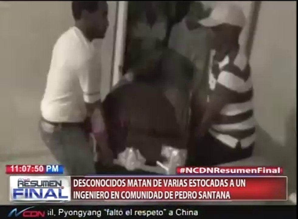 Desconocidos matan de varias estocadas a un ingeniero en comunidad de Pedro Santana