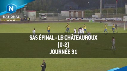 J31 : SAS Epinal - LB Châteauroux (1-0), le résumé