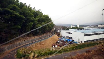 JR東海 特急ワイドビューしなの９号 （383系運行） 超広角車窓 進行左側 大阪～長野 part 4/6