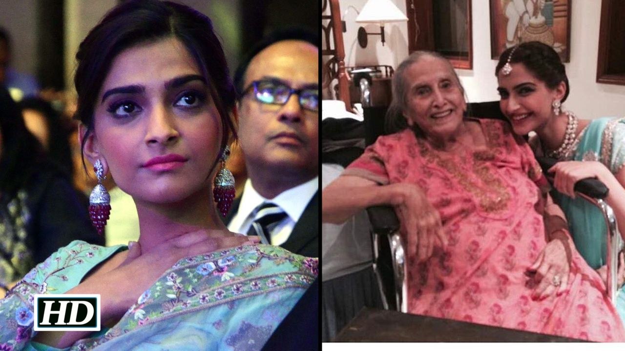 Sonam BREAKS DOWN on her Nani’s Demise says “Will Miss You”