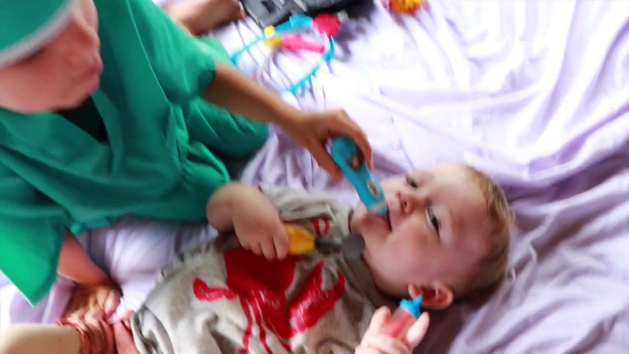 BOSS BABY Movie Baby SICK Funny Family IRL Parody For Kids New Boss Baby Doctor Check Up Medical