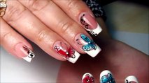 TOP 10 EASY BUTTERFLIES nail art designs tutorials for SPRING Fácil de Mariposa Tutoriales PRIMAVER