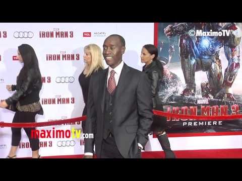 Don Cheadle Iron Man 3 World Premiere Red Carpet ARRIVALS April 24, 2013 @IamDonCheadle