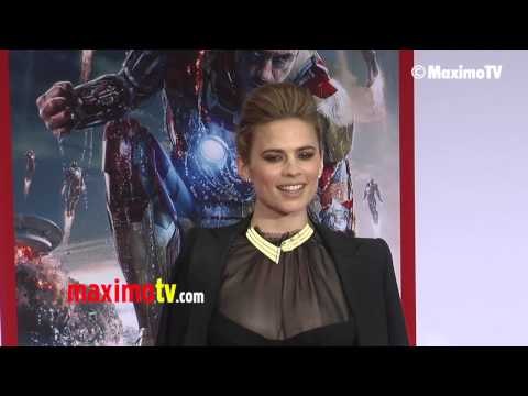 Hayley Atwell Iron Man 3 World Premiere Red Carpet ARRIVALS April 24, 2013 @HayleyAtwell