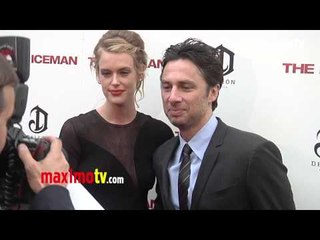 Zach Braff and Taylor Bagley "The Iceman" Premiere ARRIVALS
