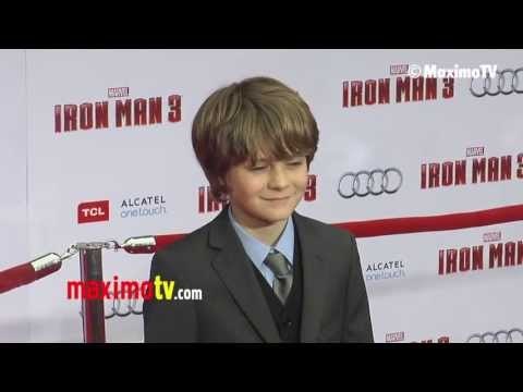 Ty Simpkins Iron Man 3 World Premiere Red Carpet ARRIVALS April 24, 2013
