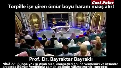 TORPİLLE İŞE GİREN ÖMÜR BOYU HARAM  MAAŞ ALIR