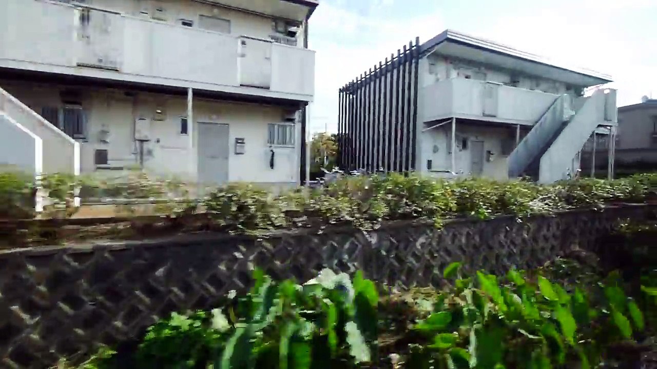 JR九州 特急ゆふ４号 （キハ185系運行） 超広角車窓 進行左側 別府～由布院～博多 part 4/4