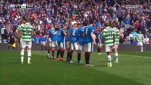 0-4 Dedryck Boyata Goal - Rangers 0-4 Celtic - Scottish Premiership - 29.04.2017
