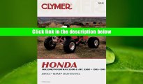 Best PDF  Honda Trx 4Trx   ATC 250R 85-89 (Clymer Manuals: Motorcycle Repair) [Download] Online