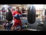 JARRETT HURD 20-0 14 KOs Killing the bag in the gym EsNews Boxing
