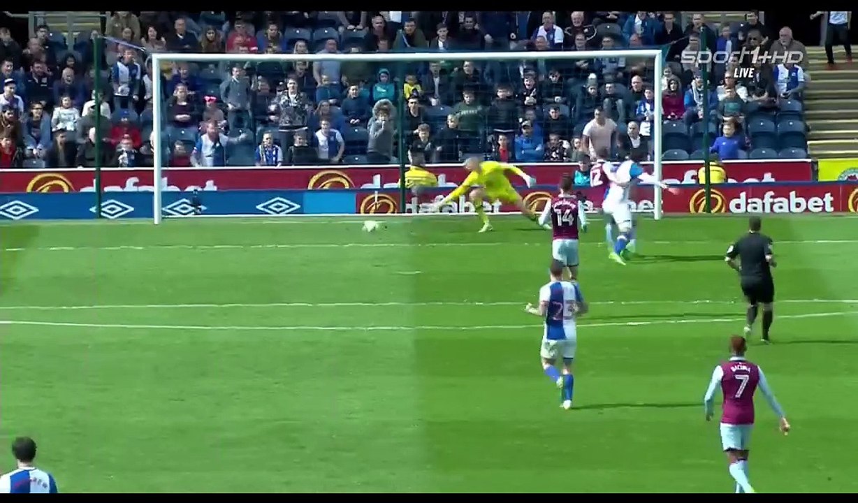 Danny Graham Goal HD - Blackburn 1-0 Aston Villa - 29.04.2017