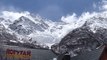 Avalanche Comes Close to Ski Resort in Terskol, Russia