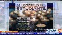 Estudiantes venezolanos honrarán memoria de los caídos en protestas con marcha y vigilia este sábado