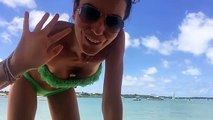 Laura Barriales supersexy in bikini alle Mauritius