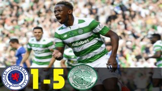 Rangers vs Celtic 1 - 5  Highlights 29.04.2017 HD