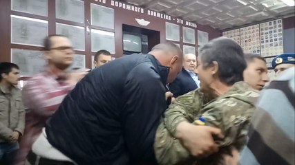 Конфликт в Запорожье между ветеранами АТО и водителем маршрутки