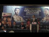 Genndy Golovkin Right After Danny Jacobs Fight Full video press confernece - esnews boxing