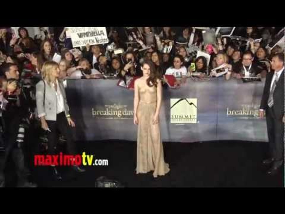 Kristen Stewart, Robert Pattinson, Taylor Lautner TWILIGHT "Breaking Dawn Part 2" Premiere ARRIVALS