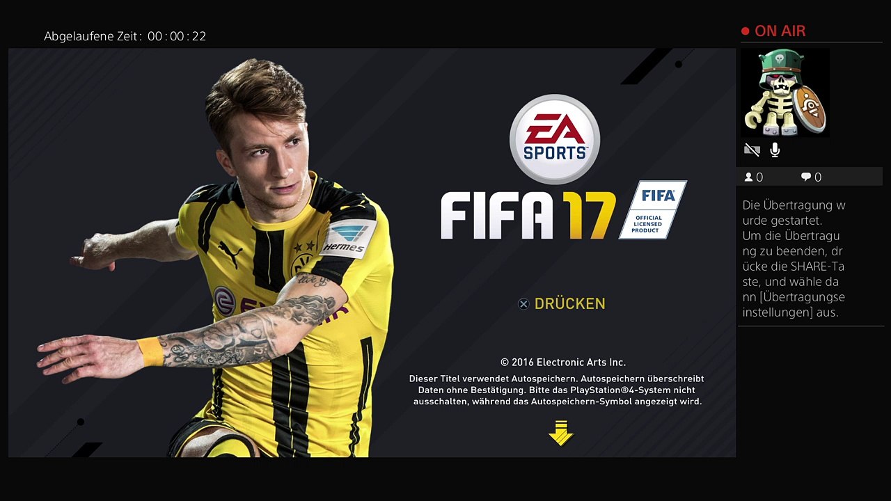 Ps4-live-Übertragung von son-guko-neuer