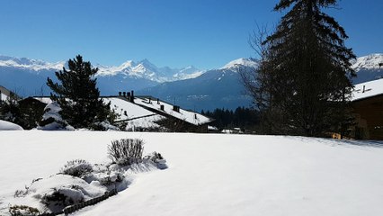 VENDU. Crans-Montana. 4.5 pièces rez avec vue imprenable