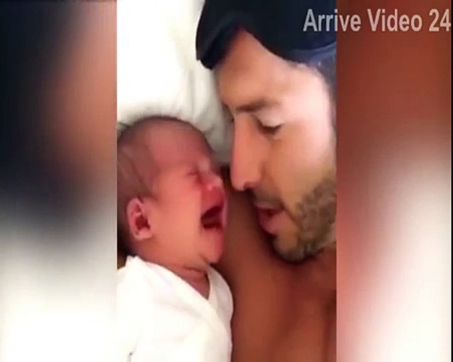 Bebushja pushon së qari në pak sekonda sepse babi ka një metodë fantastike për ta pushuar (Video)