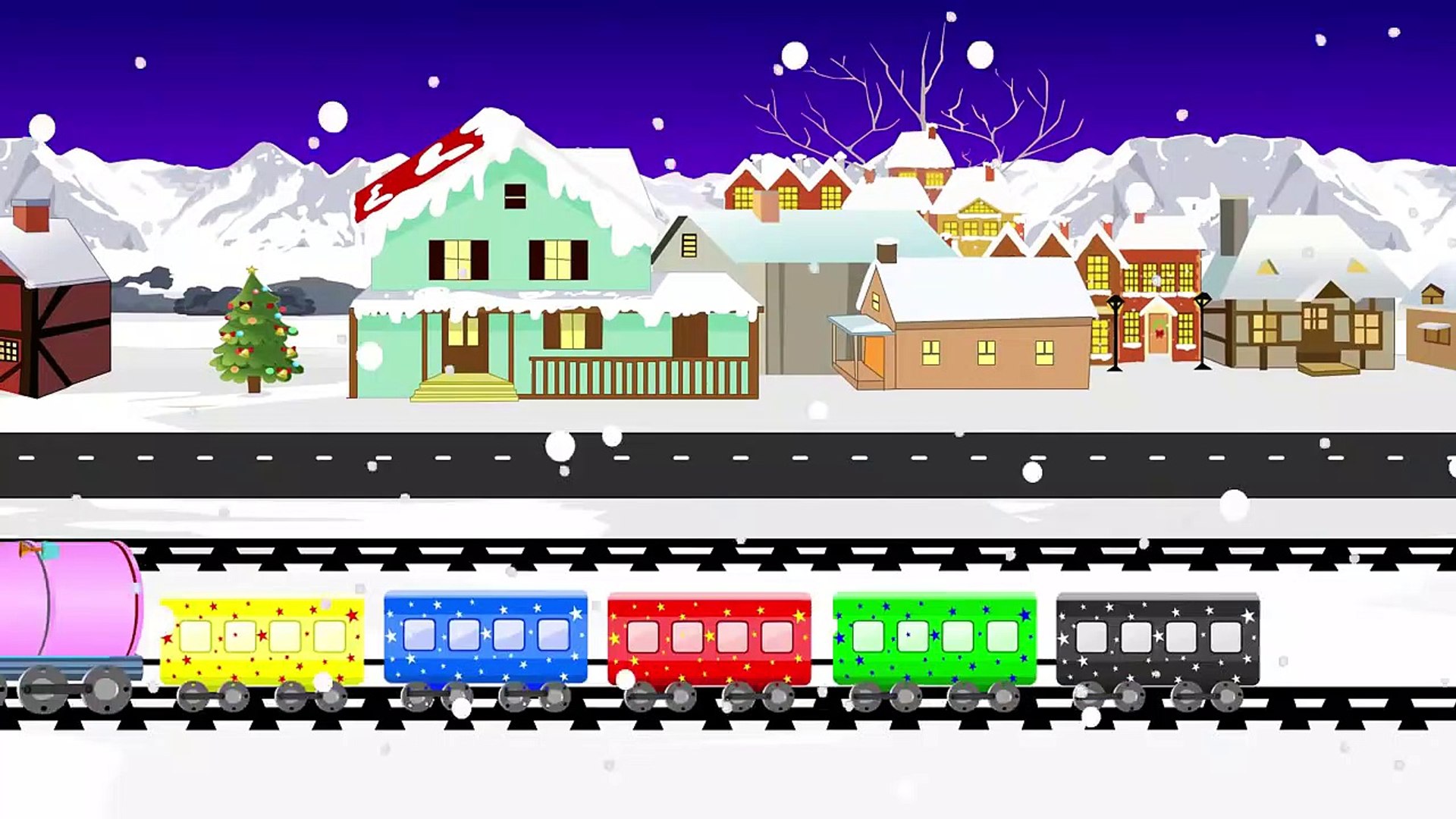 Finger Family _ Train Finger Family Nursery Rhymes for Kids _ Train Song For Kids-UpOBA