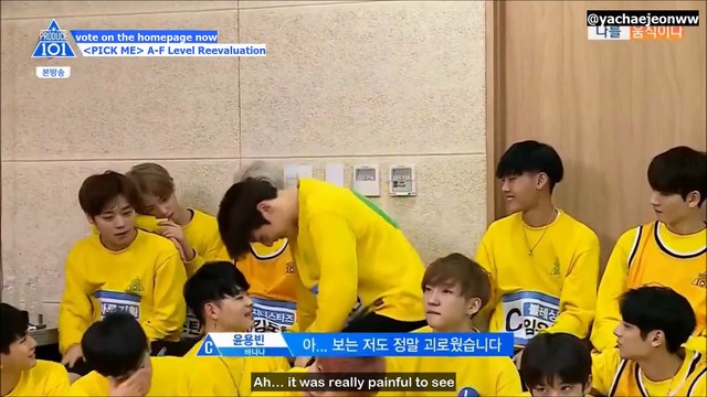 [ENG SUB] PRODUCE101 S2 170414 EP 2 | A-F Level Reevaluation NU'EST cut