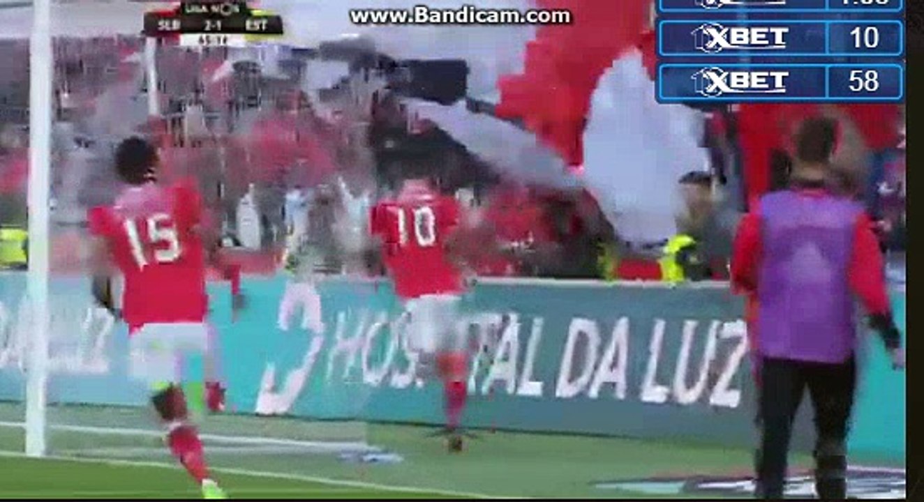 Jonas 2nd Goal Benfica 2-1 Estoril 29.04.2017 HD