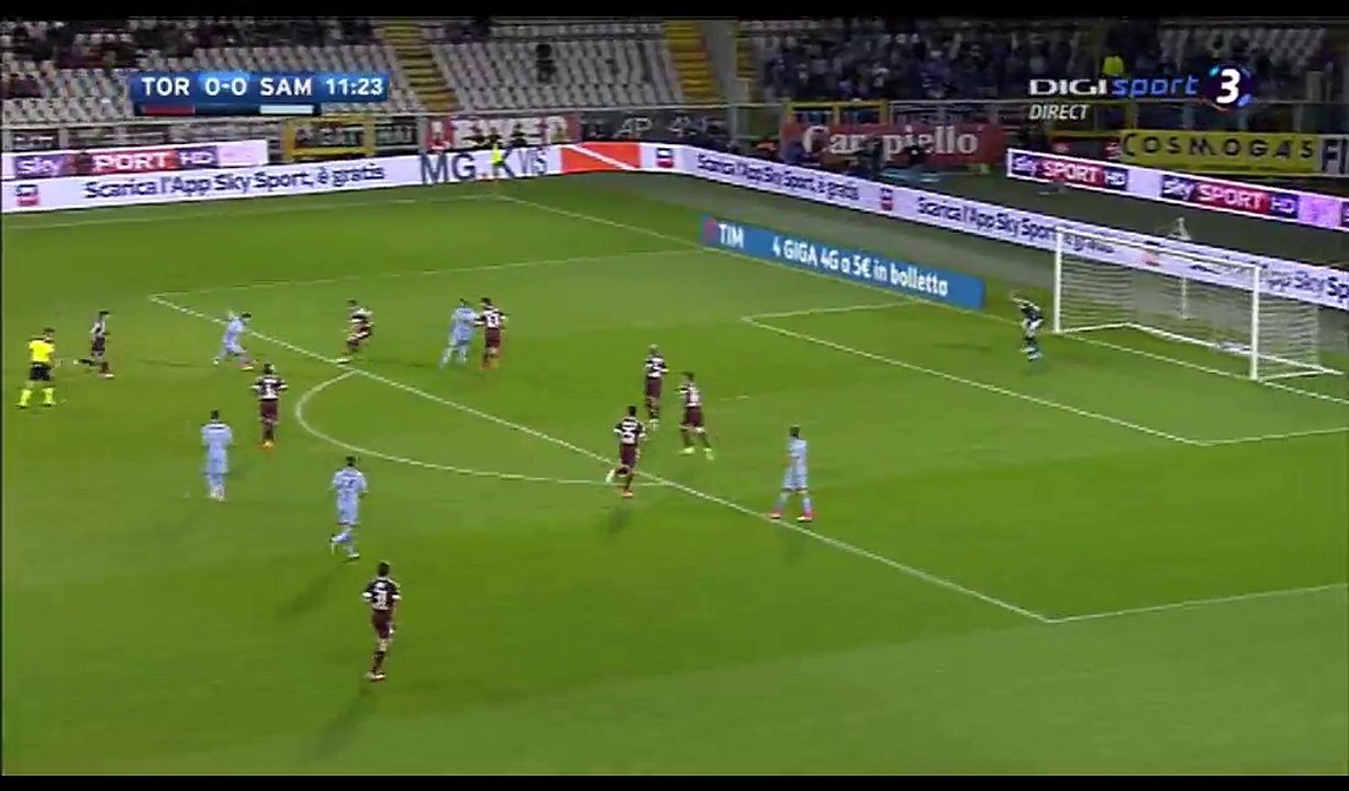 Patrik Schick Goal HD - Torino 0-1 Sampdoria - 29.04.2017