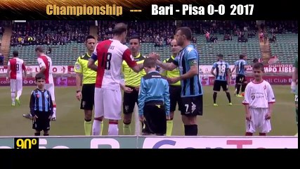 Bari - Pisa 0-0 Sintesi HD - Serie B 39^esima giornata 29.4.2017