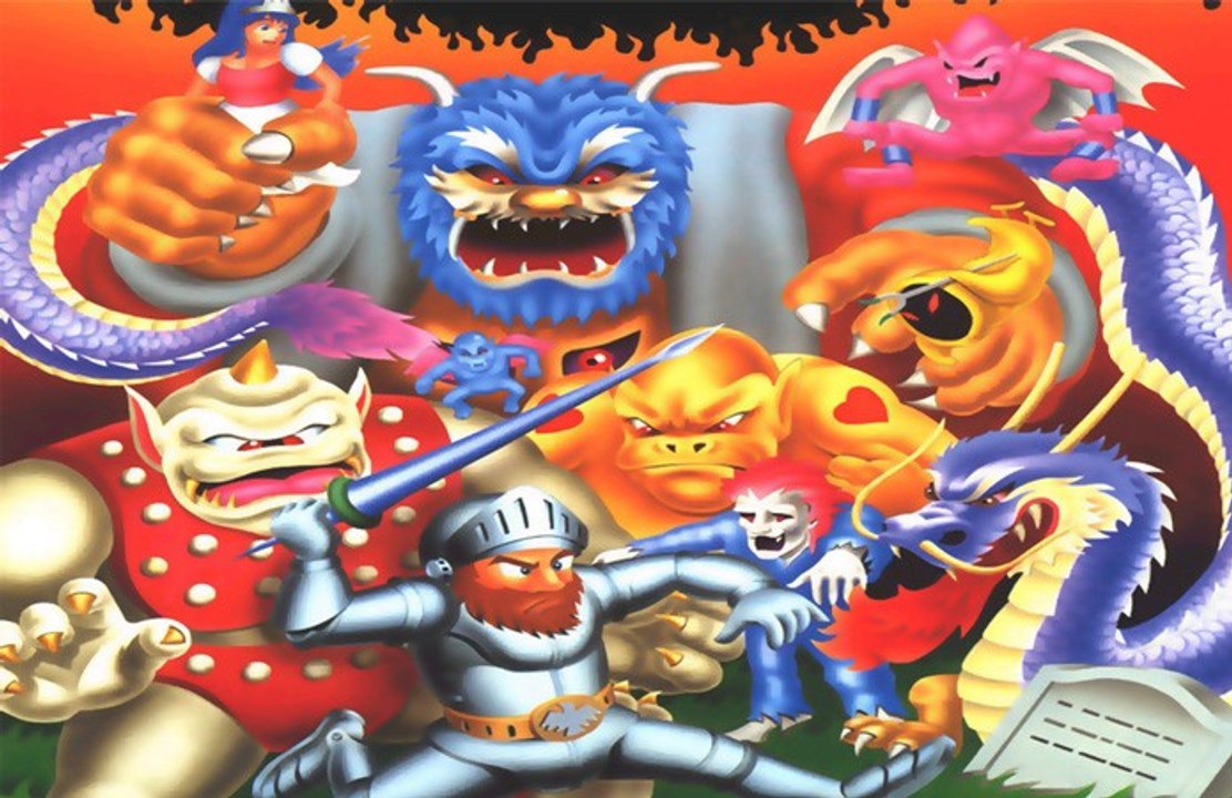 Gameplay Ghosts'n Goblins (Nes)
