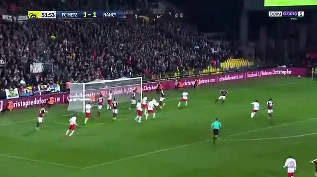 2-1 But de Opa Nguette - FC Metz 2-1 AS Nancy-Lorraine 29.04.2017