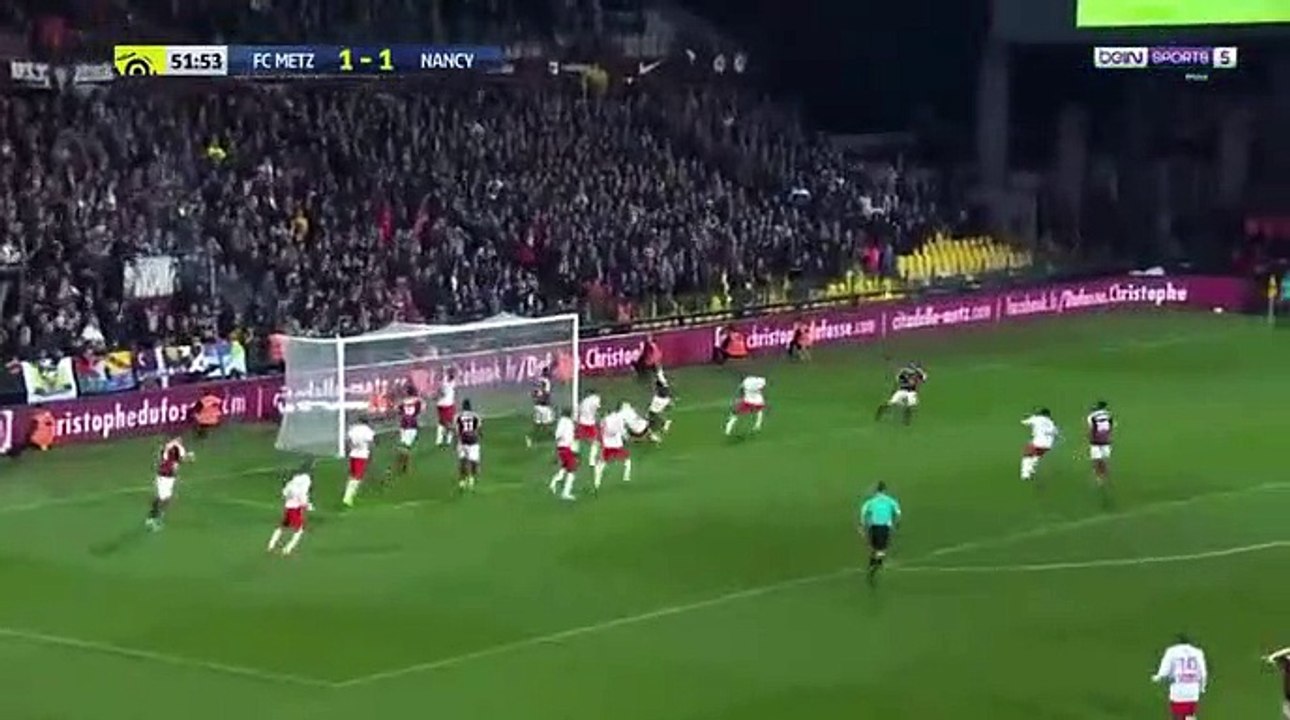 2-1 But de Opa Nguette - FC Metz 2-1 AS Nancy-Lorraine 29.04.2017