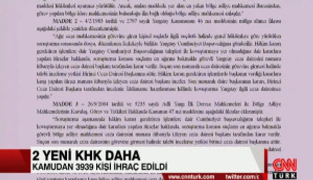 Dha Ankara - Ohal Kapsamında 2 Yeni Khk Yayınlandı (3)