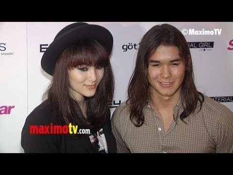Booboo Stewart and Fivel Stewart STAR Magazine Hollywood Rocks ARRIVALS