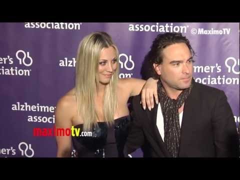 Kaley Cuoco and Johnny Galecki 21st Annual A Night at Sardi's Red Carpet ARRIVALS