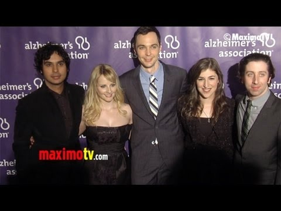 The Big Bang Theory CAST at 21st Annual "A Night at Sardi's" Red Carpet ARRIVALS