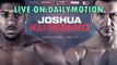 Anthony Joshua vs. Wladimir Klitschko [LIVE BOX] - Heavyweight Championship of The World - Wembley Stadium (29th April)